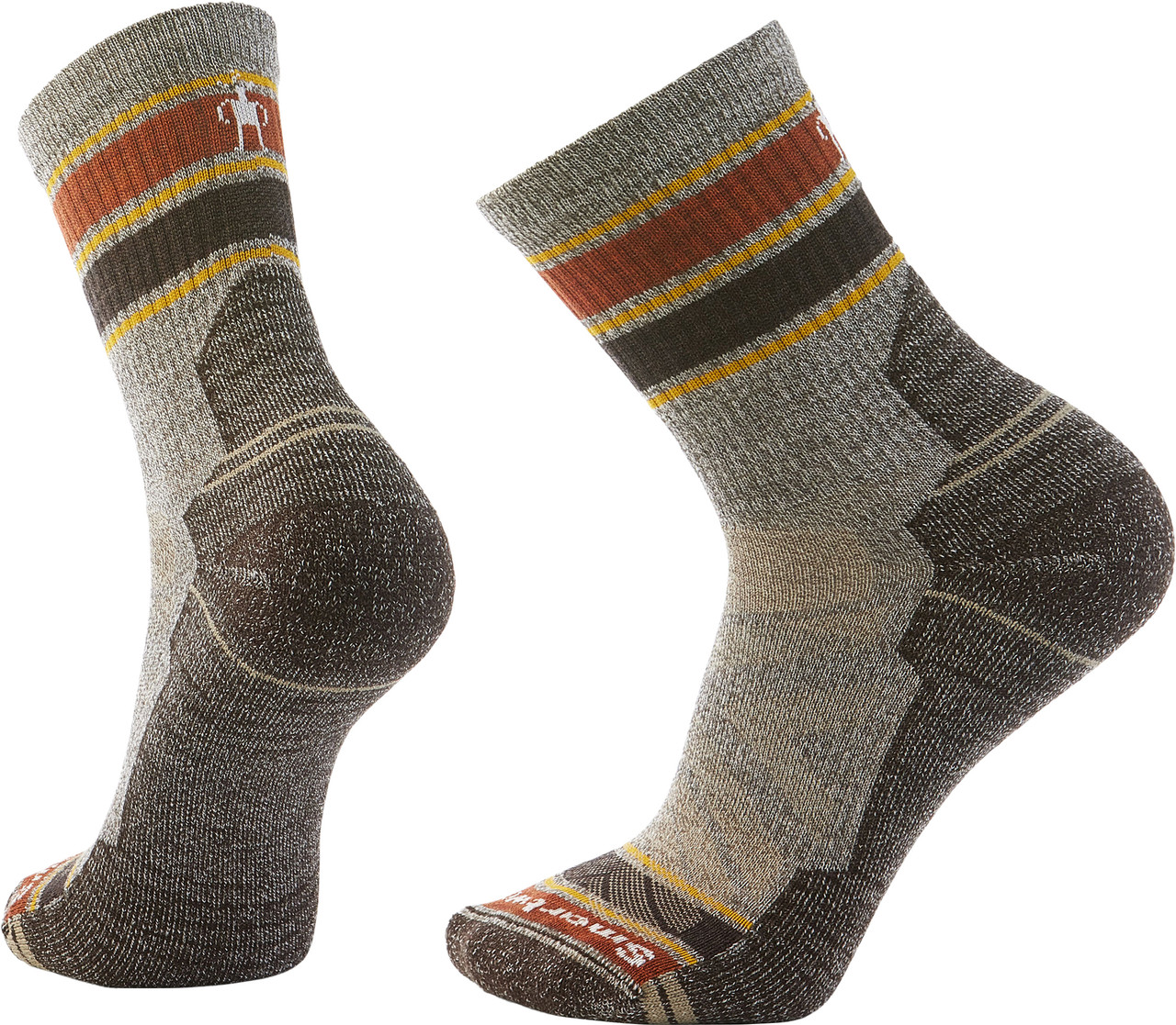 Smartwool Performance Light Cushion Striped Mid Crew Socks - Unisex
