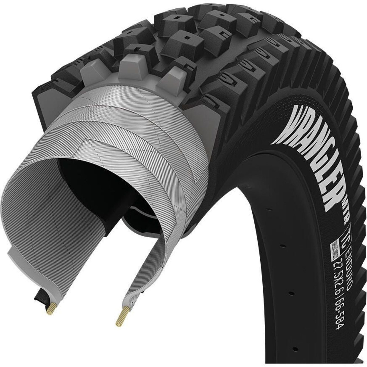 Goodyear Wrangler MTR Enduro Tubeless Complete 27.5in. Folding Tire