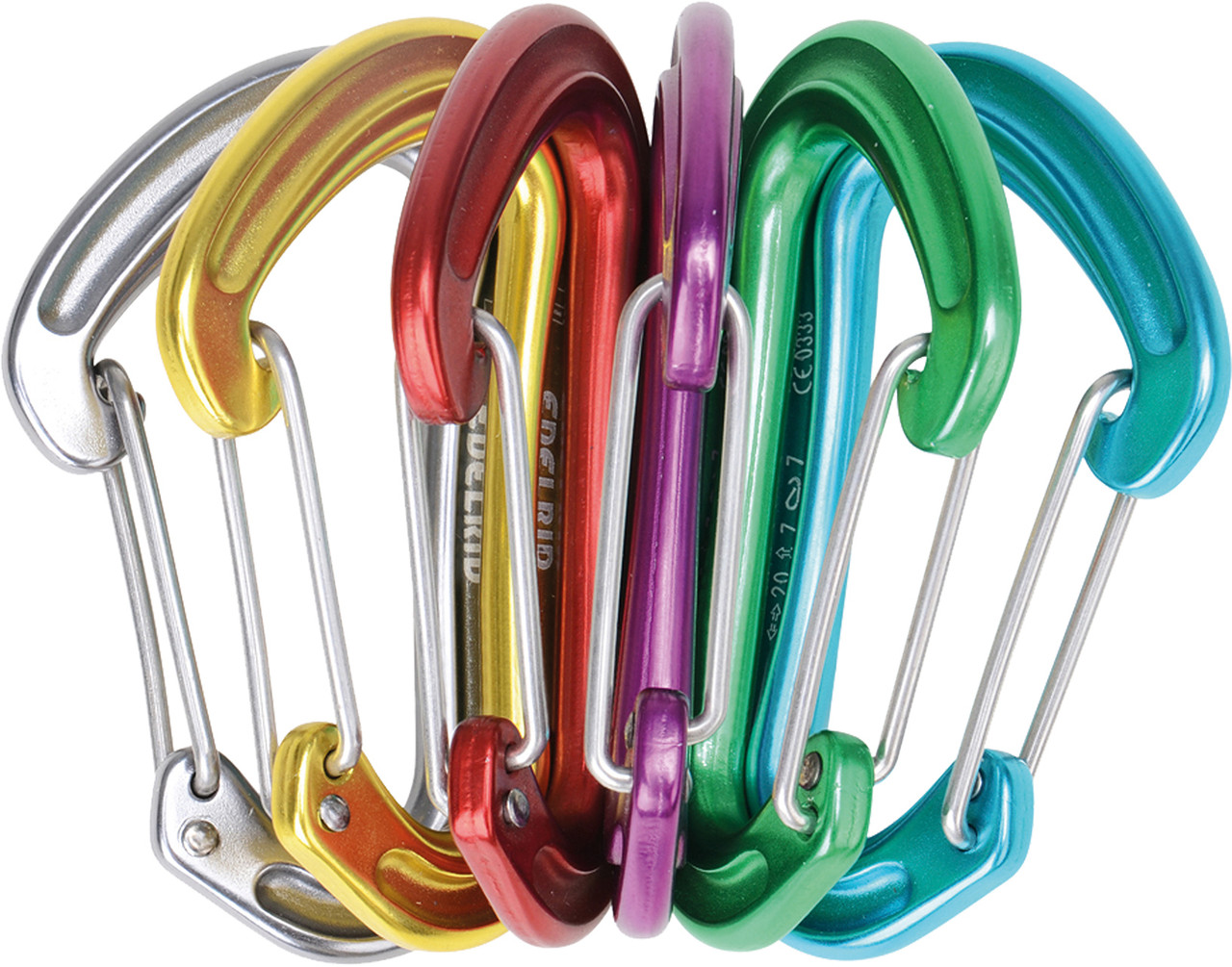 Edelrid Nineteen G Carabiner 6-Pack