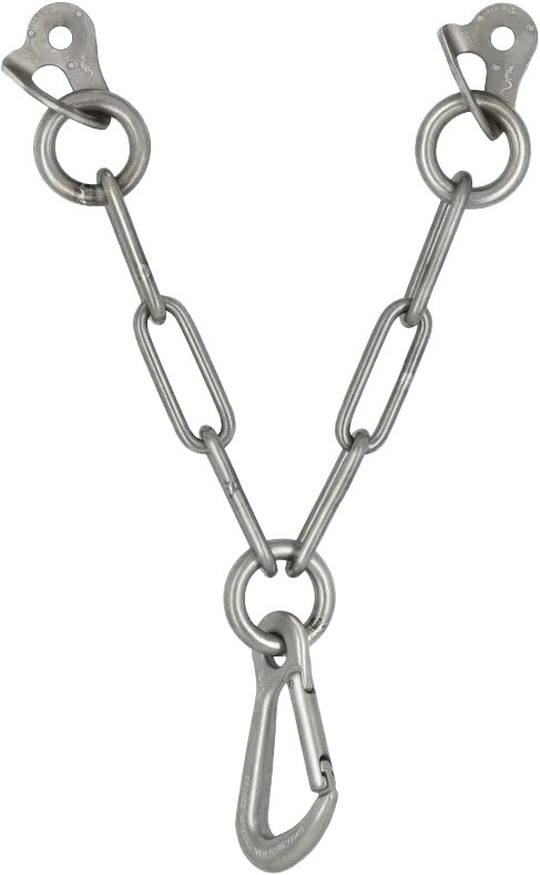 Fixe 316 SS V-Belay Station with Single Carabiner 3/8"