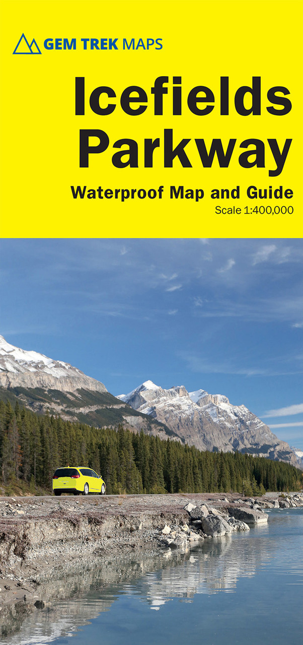 Gem Trek Publishing Icefields Parkway Map 5th edition