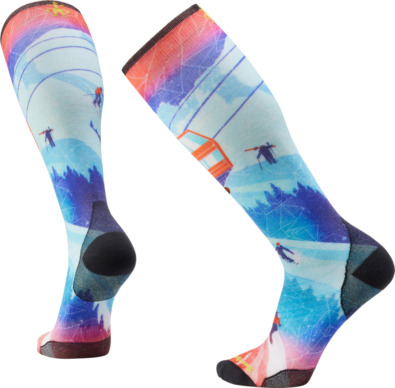 Smartwool Ski Zero Cushion Ski Day Print OTC Socks - Unisex