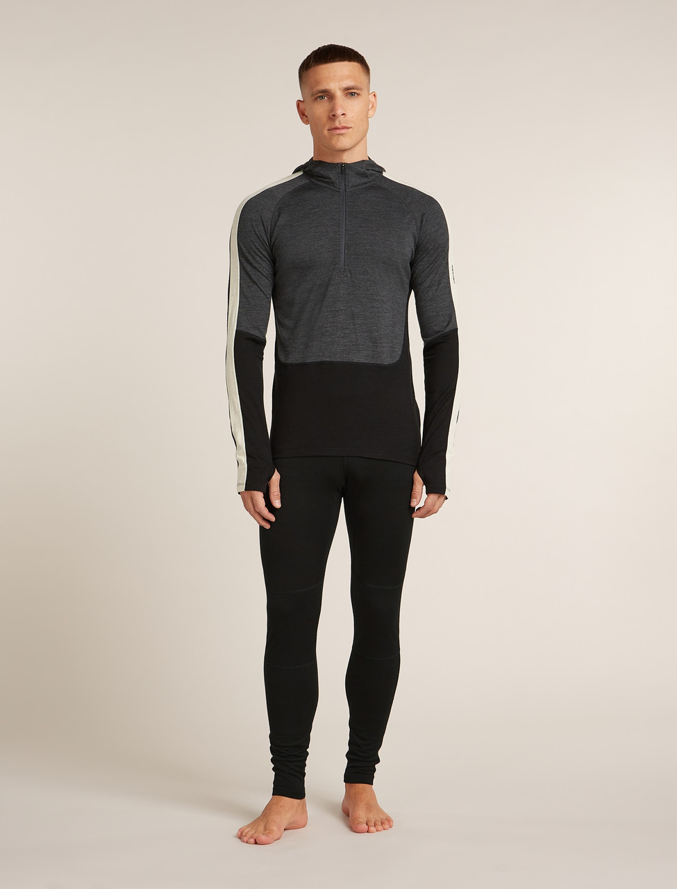 icebreaker Merino 200 Oasis+ Long Sleeve Half Zip Hoodie - Men's