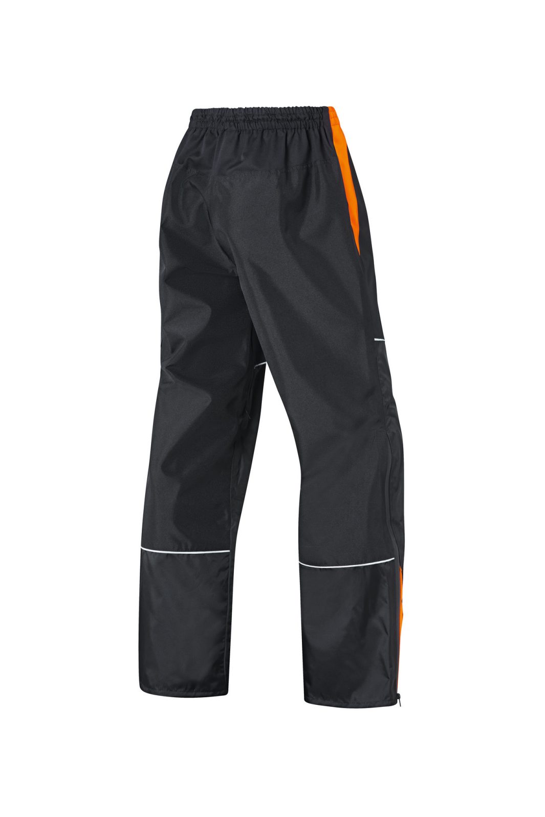 Wetterschutzhose RAINTEC, schwarz/warnorange