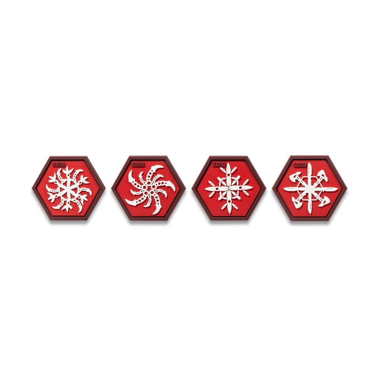 Snowflake Ninja Stars Patch Set