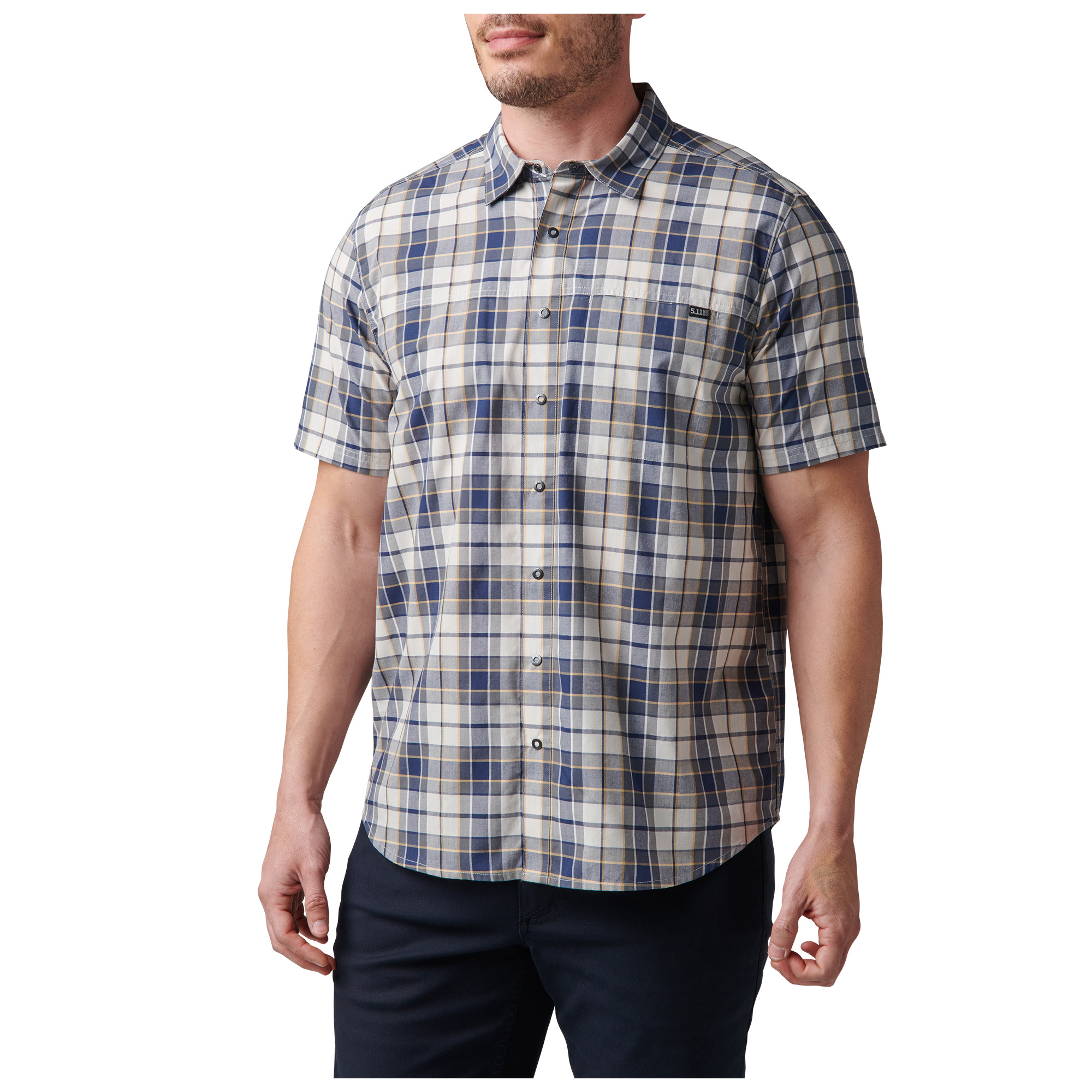 Wyatt Short Sleeve Plaid Shirt