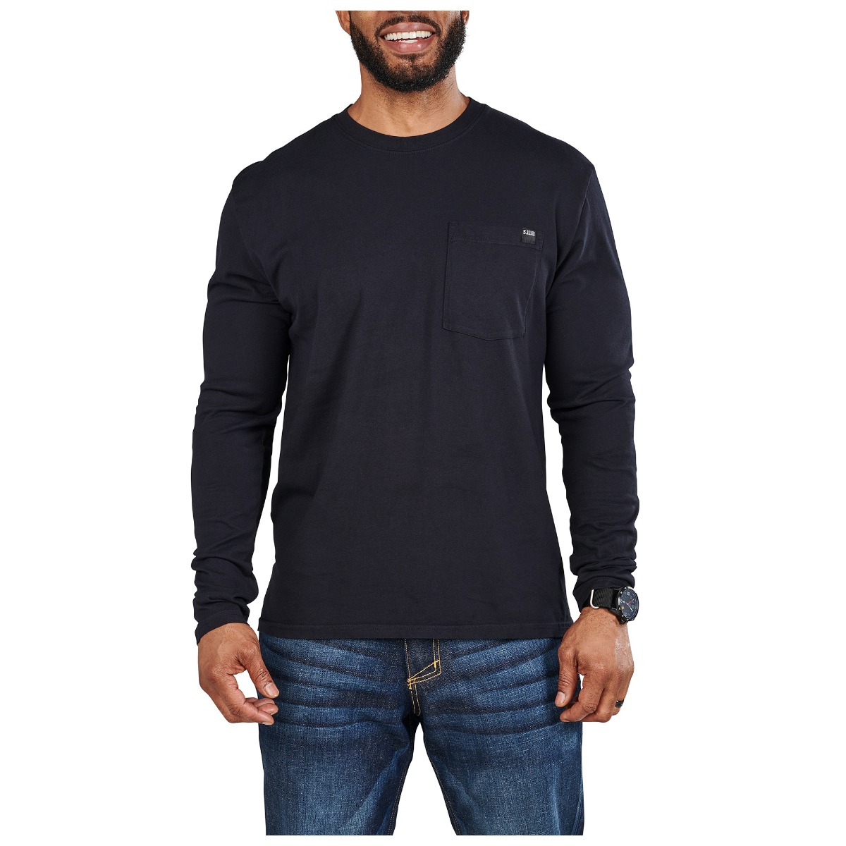Elite Long Sleeve Pocket Tee