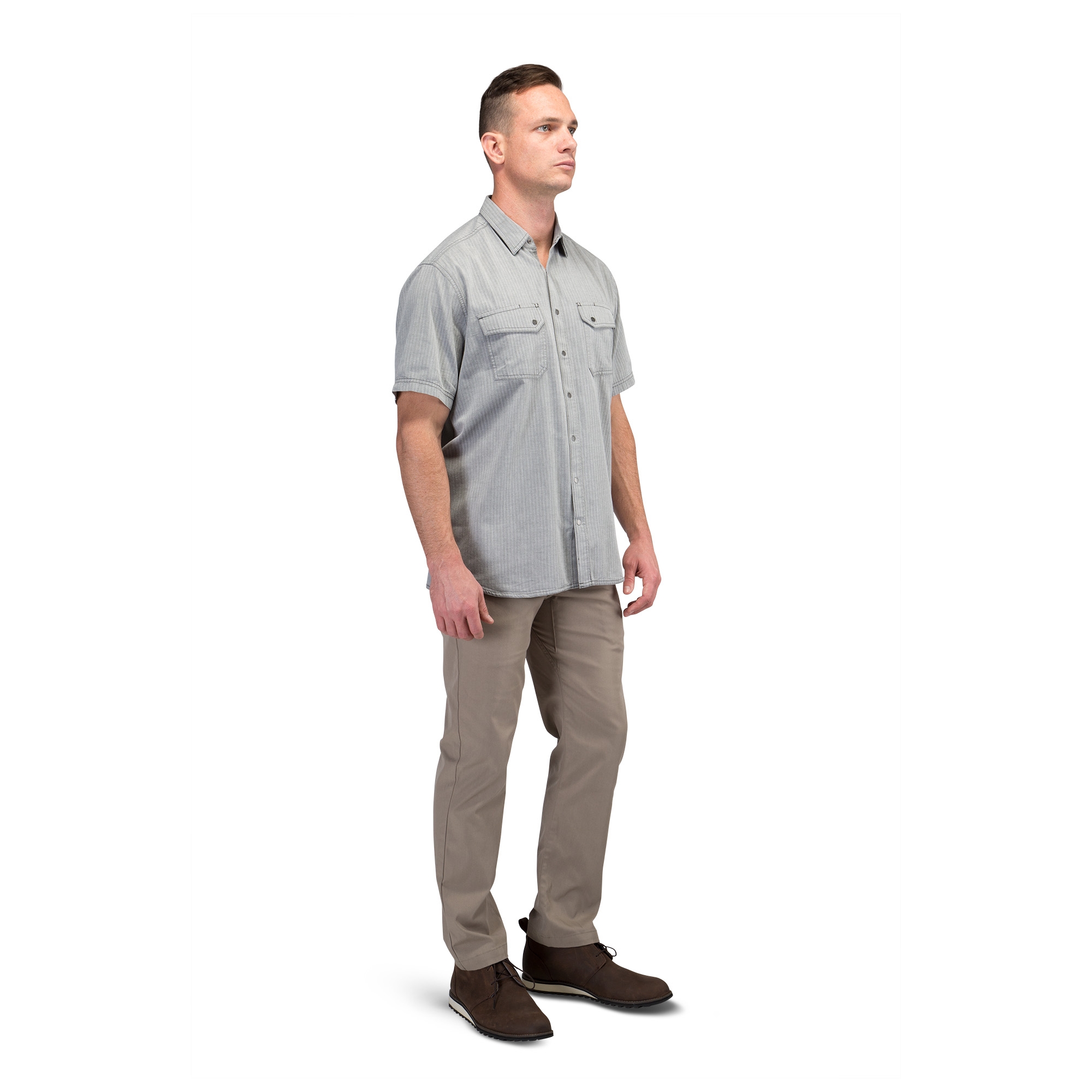 Herringbone Short Sleeve Shirt