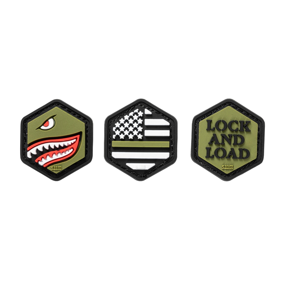 Hex Patch Armed Forces Set
