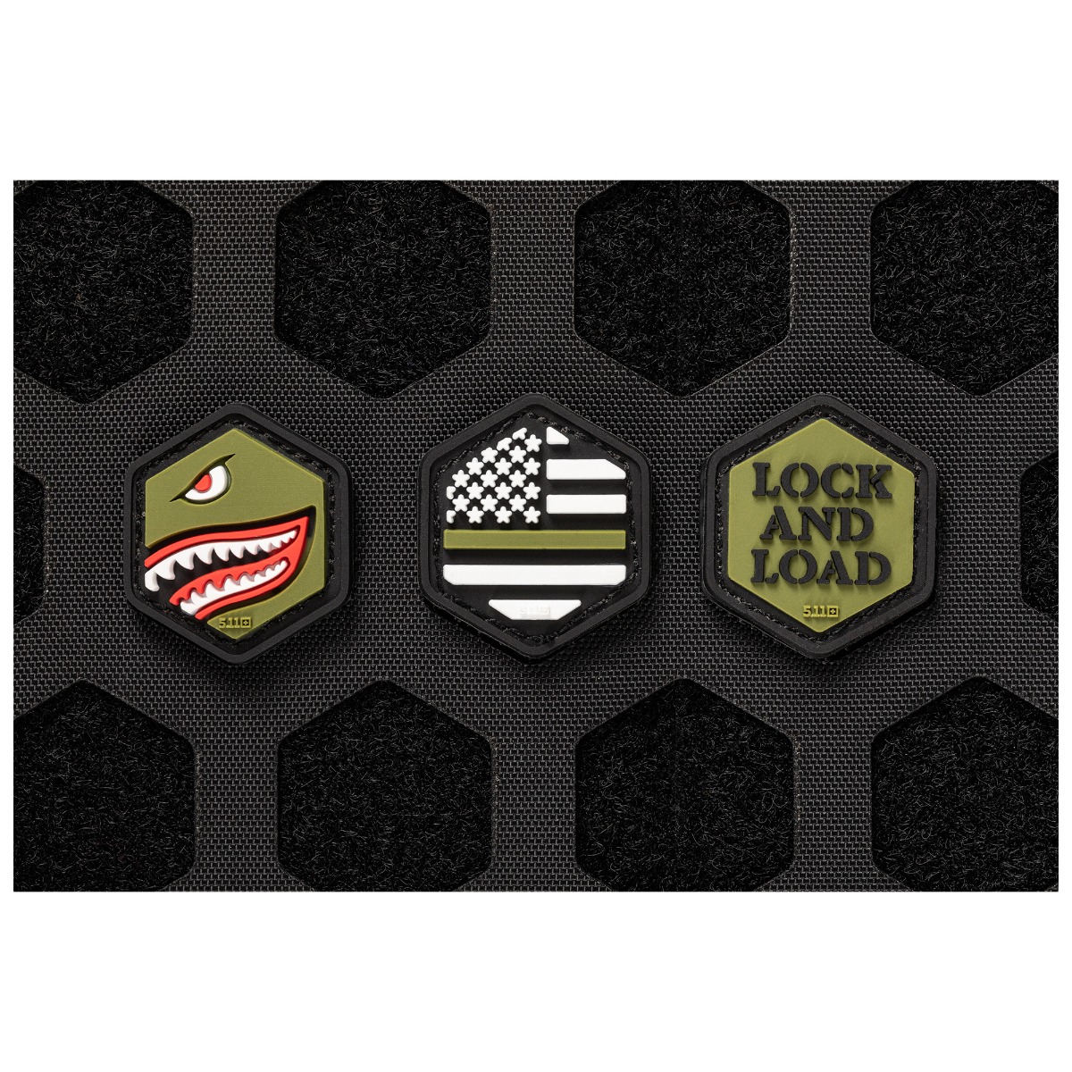 Hex Patch Armed Forces Set