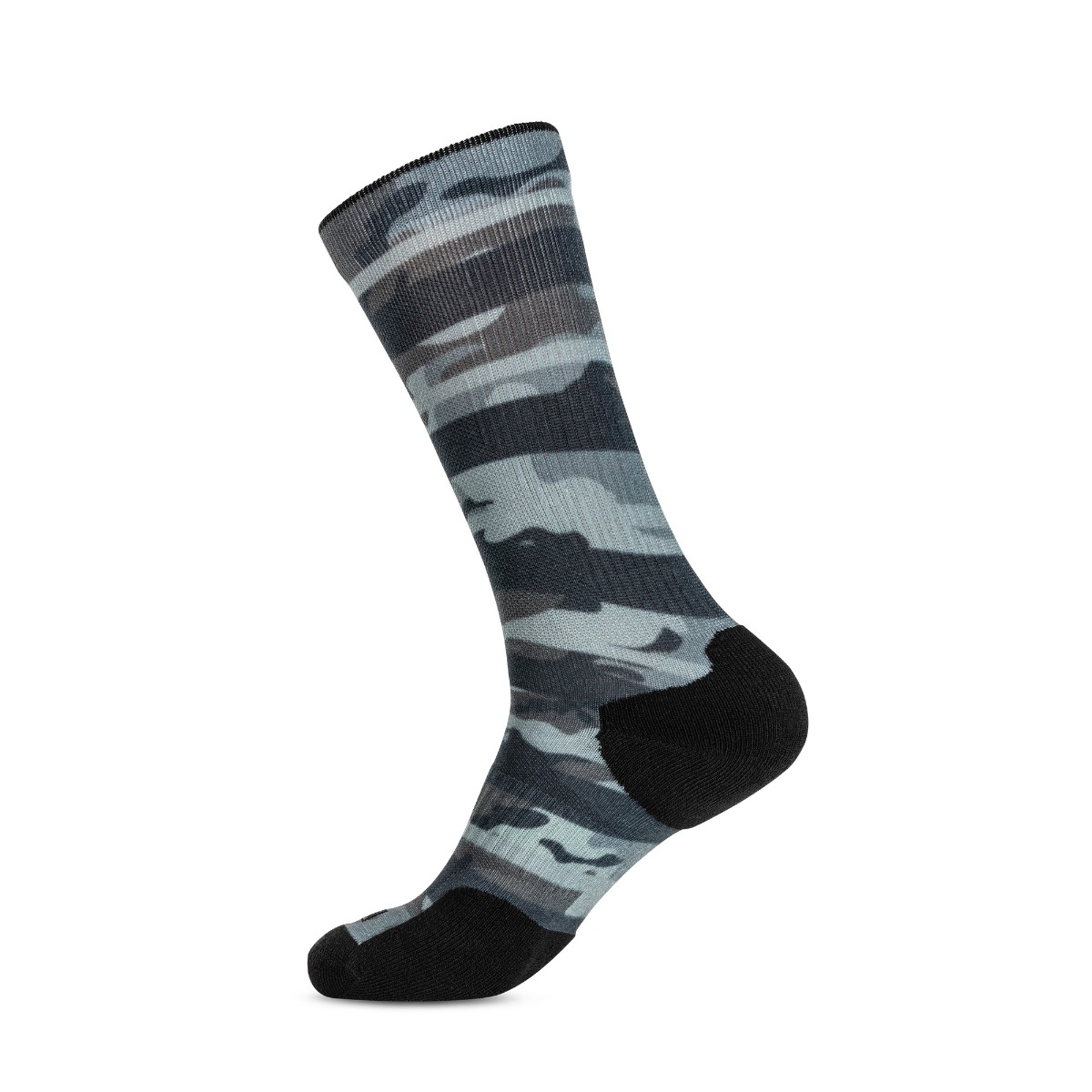 Sock & Awe Crew Camo Stripe Grey