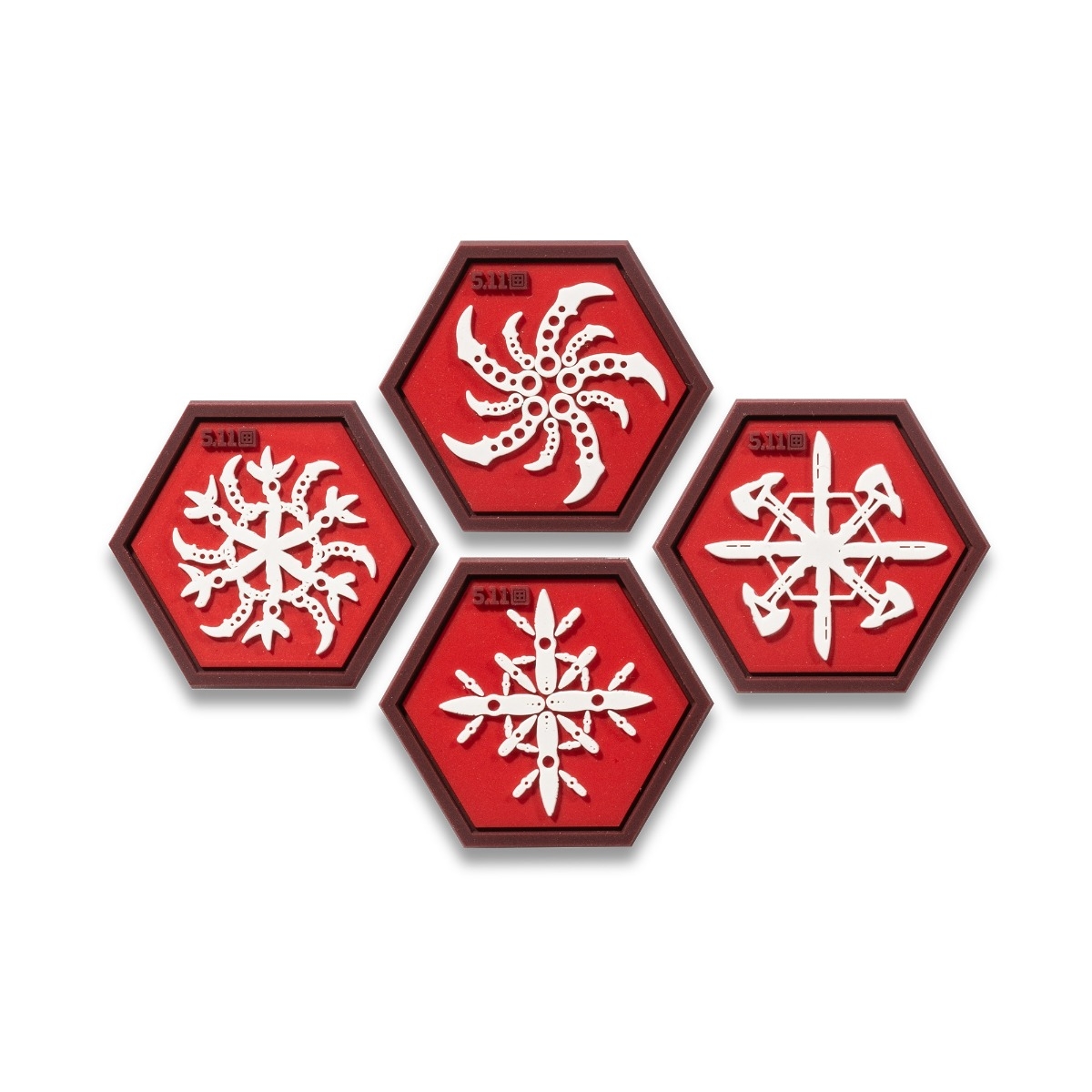 Snowflake Ninja Stars Patch Set
