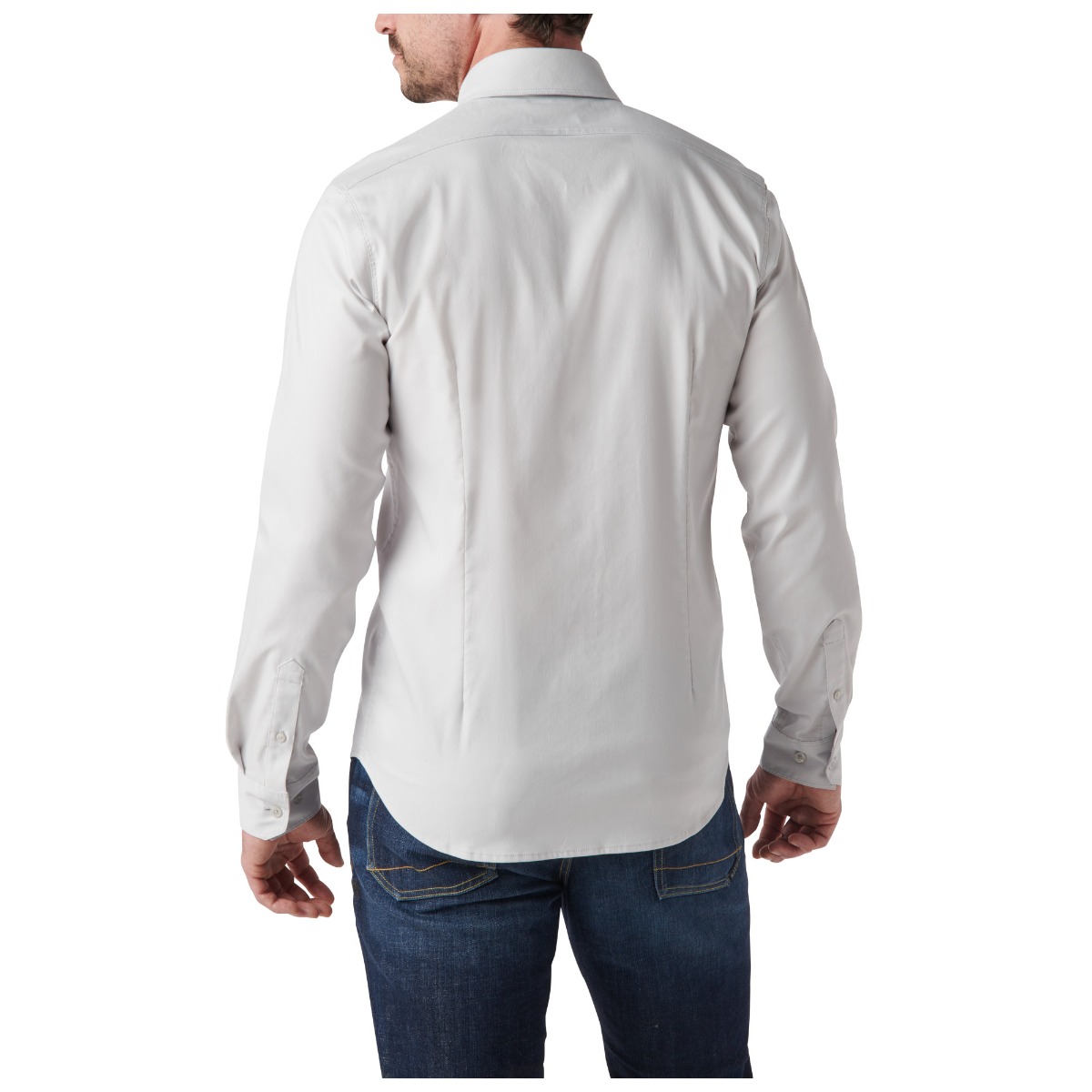 Alpha Flex Long Sleeve Solid Shirt