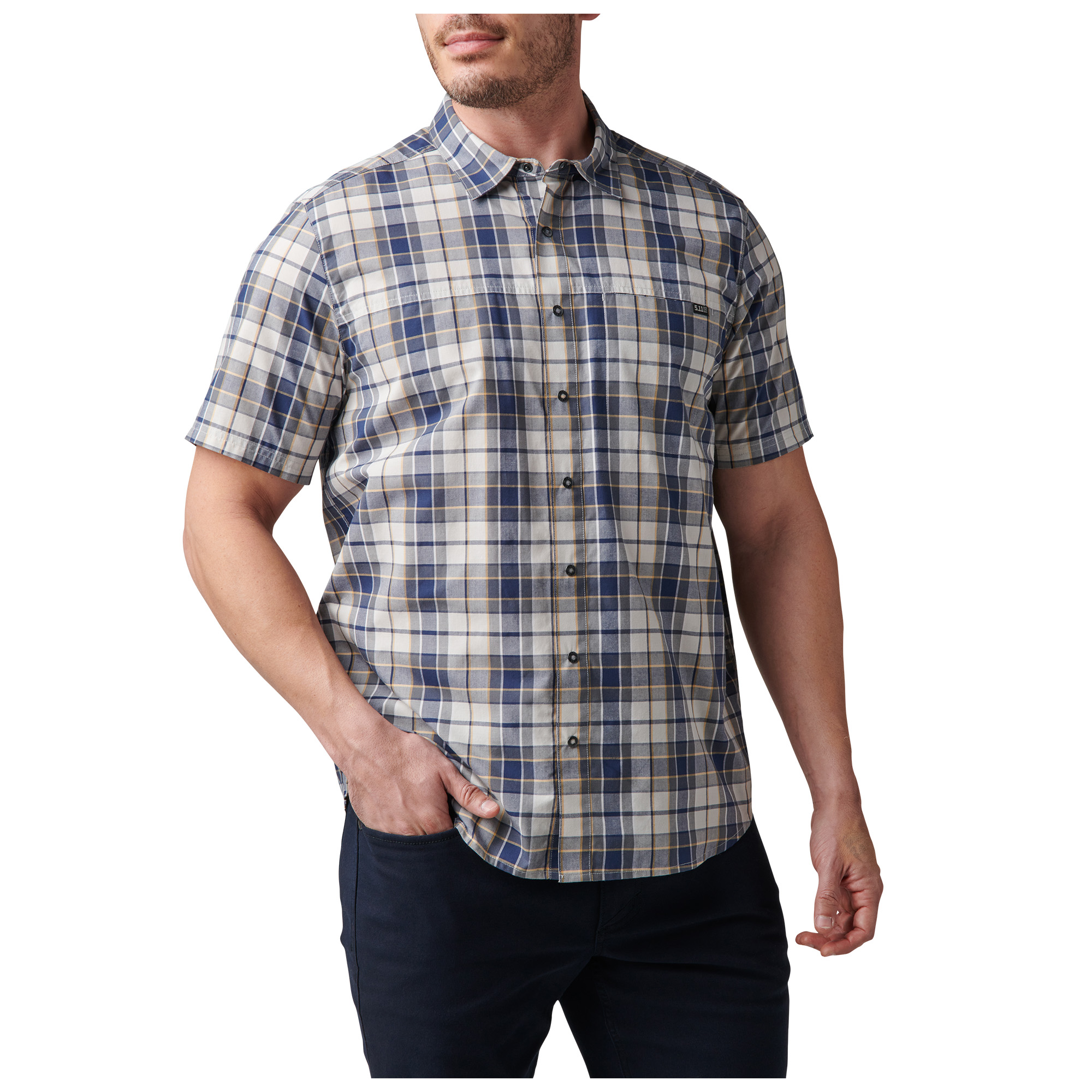 Wyatt Short Sleeve Plaid Shirt