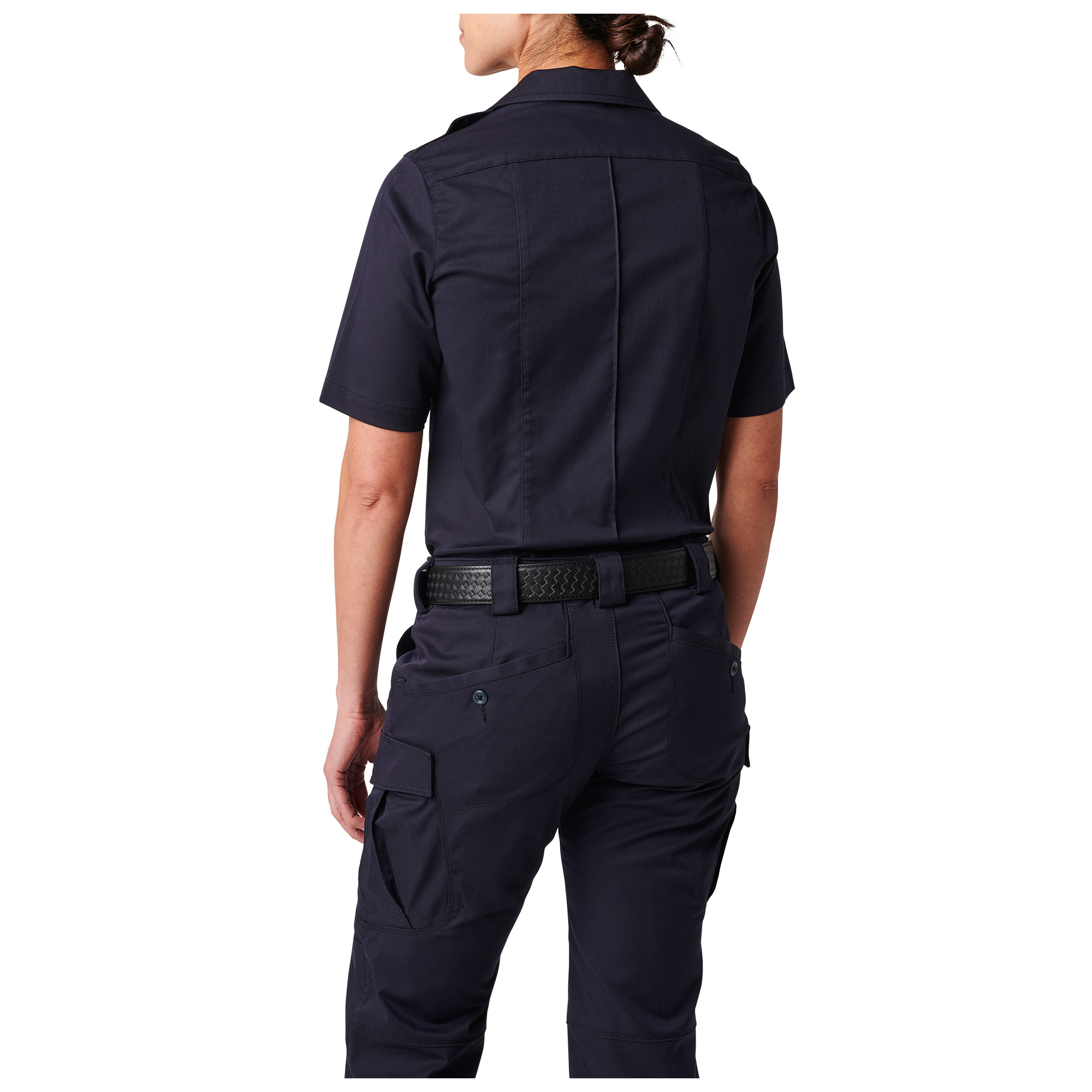 Womens NYPD Stryke Twill Short Sleeve Shirt