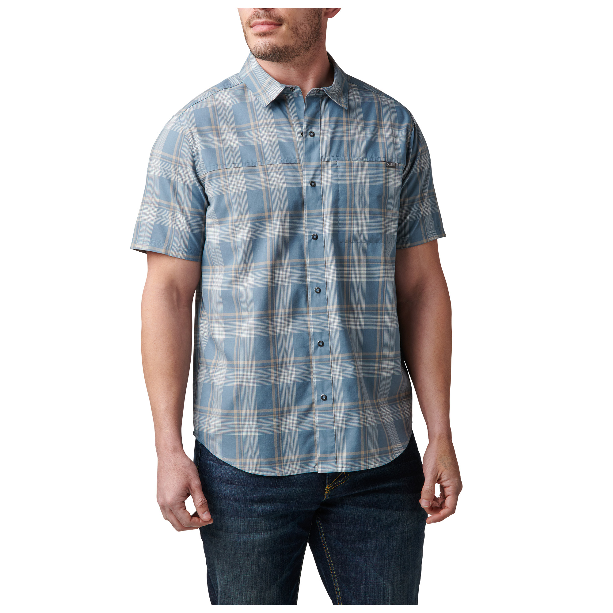 Gunther Short Sleeve Plaid Shirt