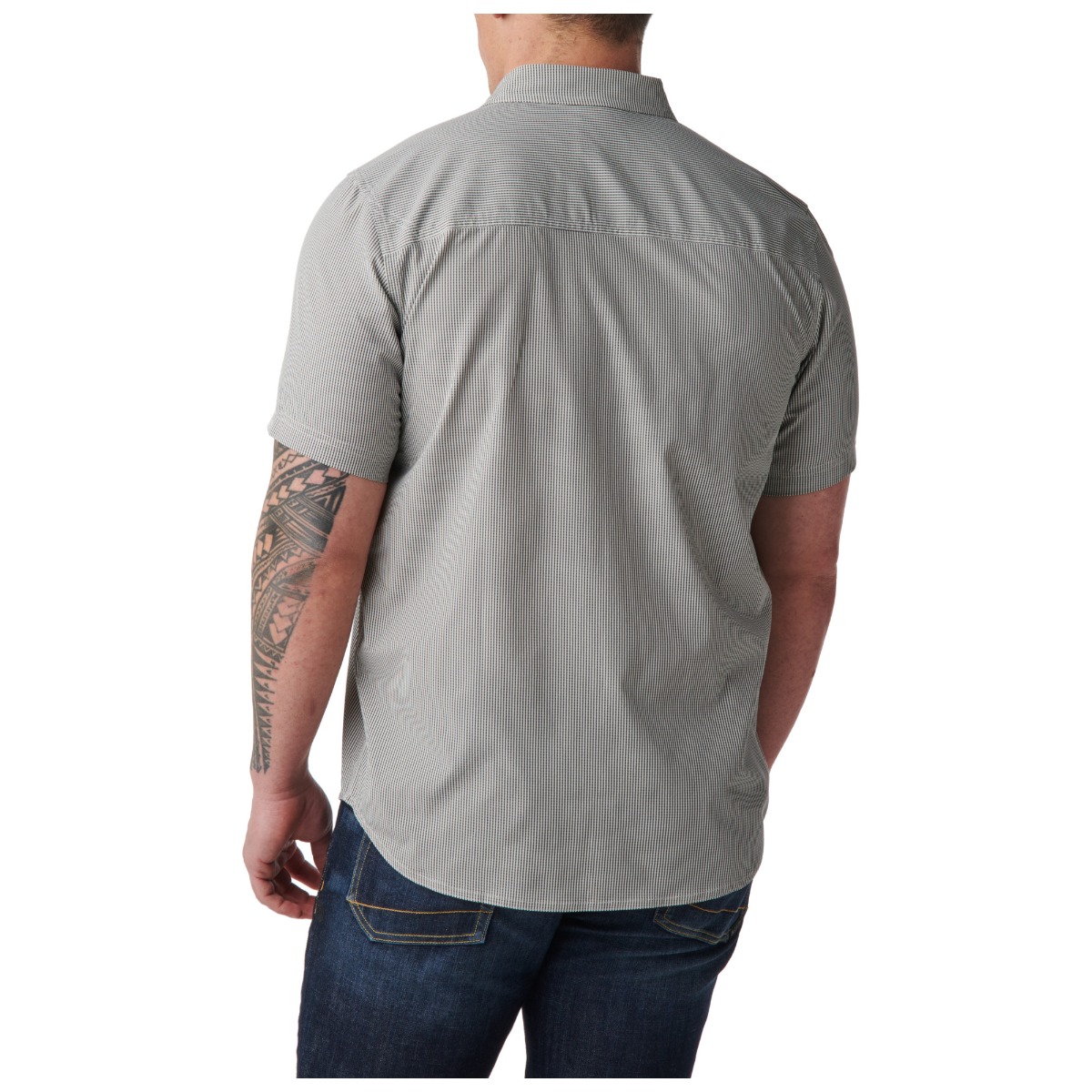 Omar Gingham Short Sleeve Shirt