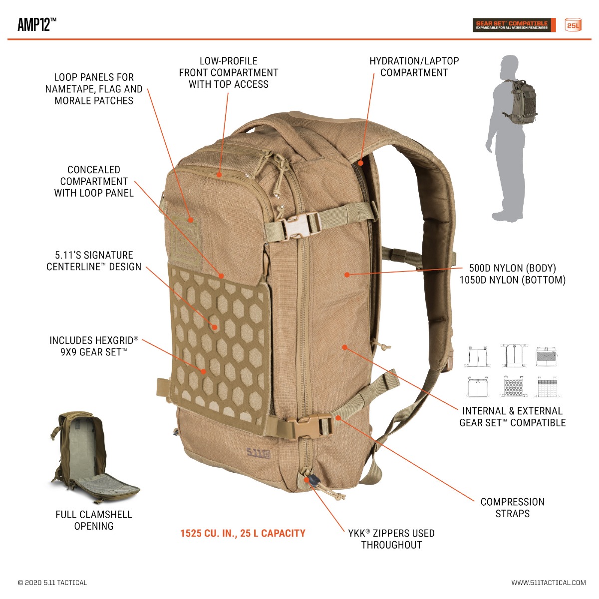 AMP12™ Backpack 25L