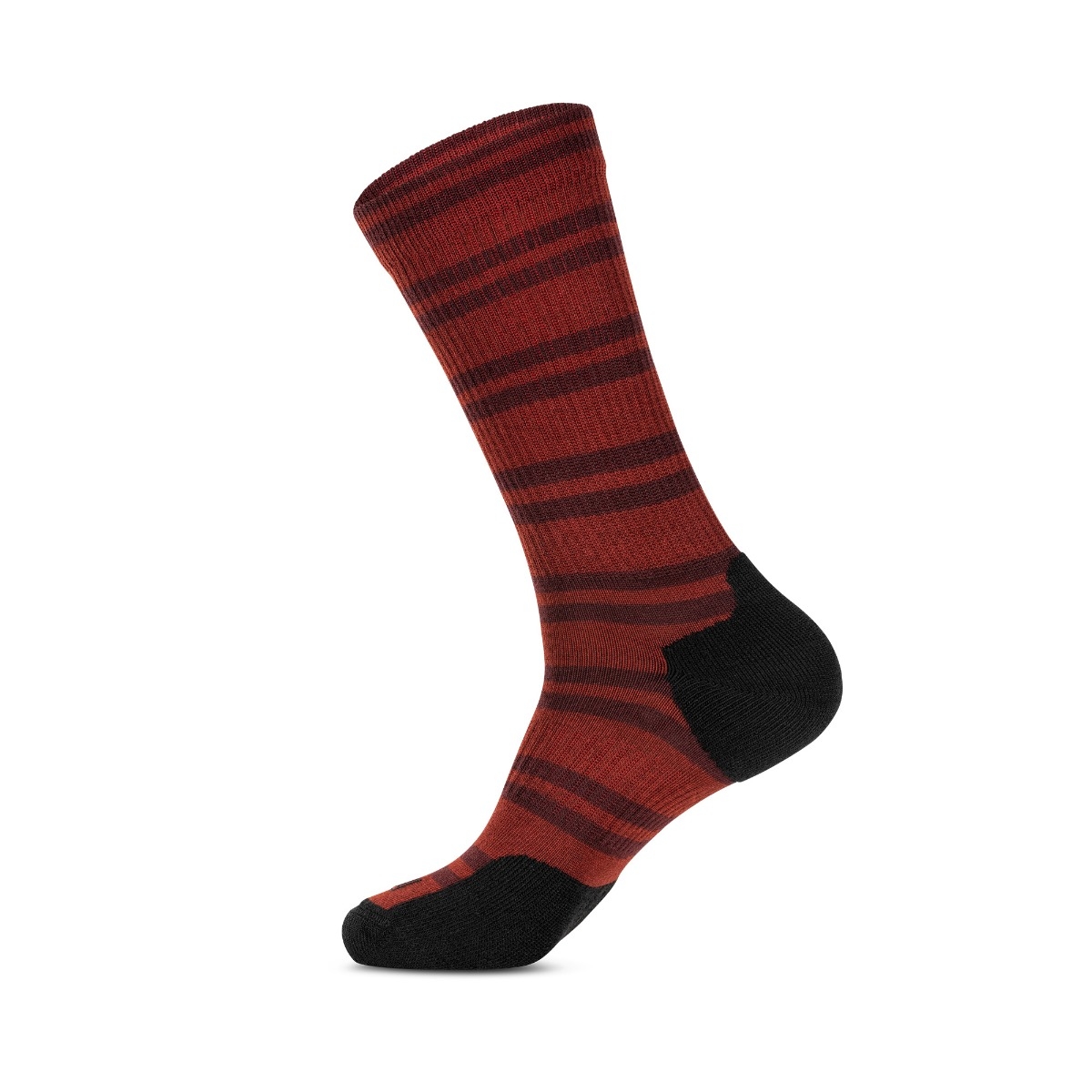 Sock & Awe Crew Stripe Red