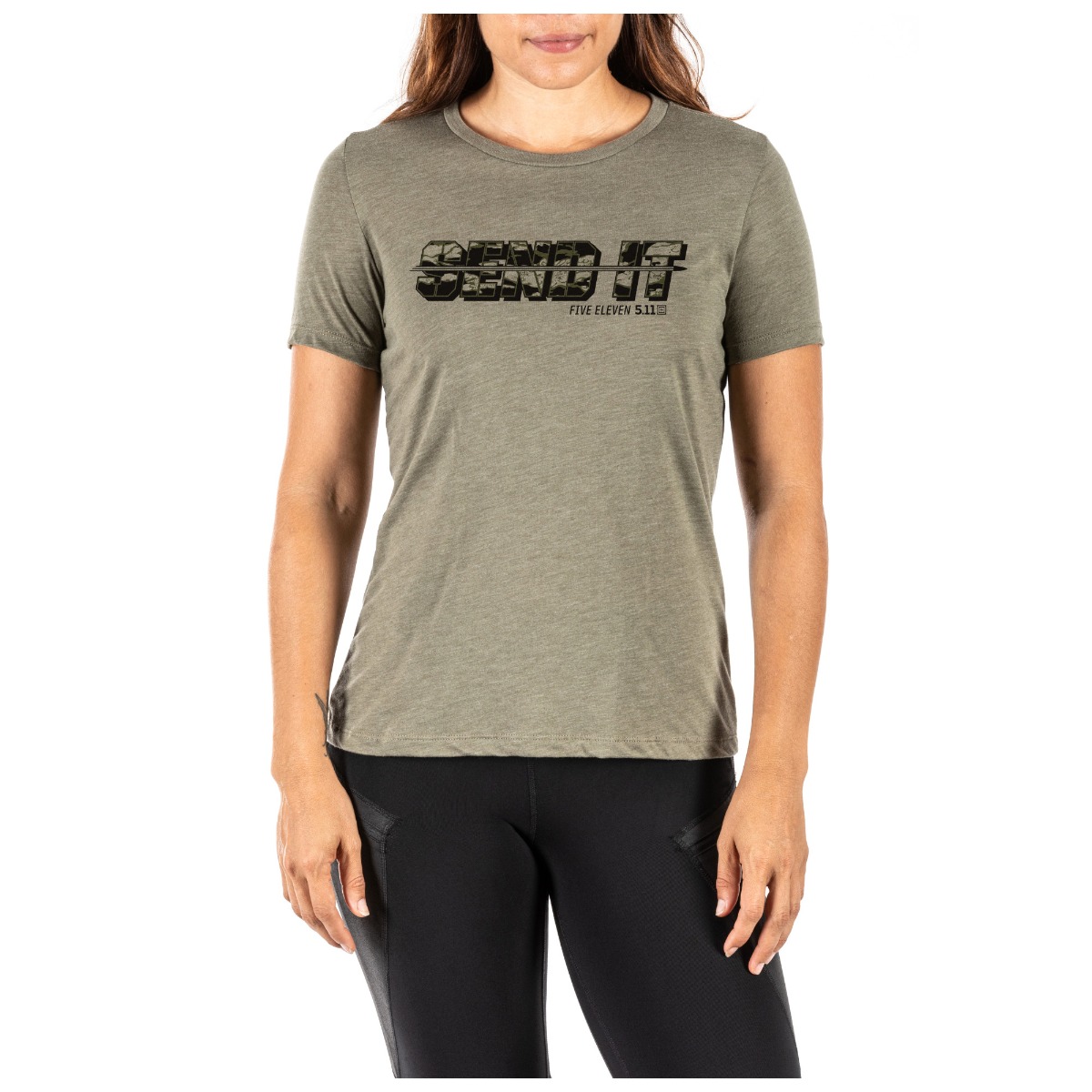 Womens Send It Camo Tee