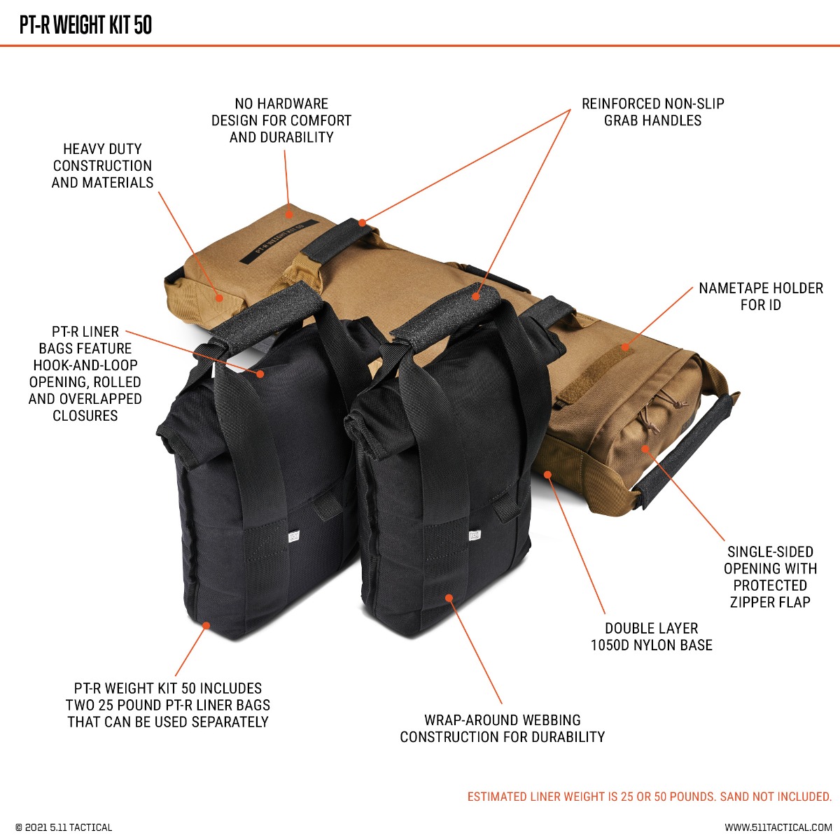 PT-R Weight Kit 50LB