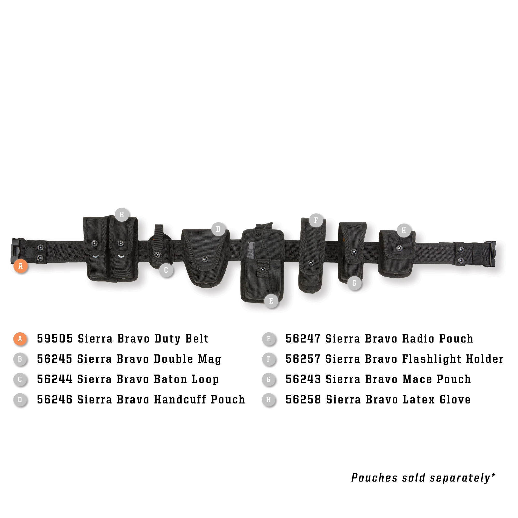 Sierra Bravo Duty Belt