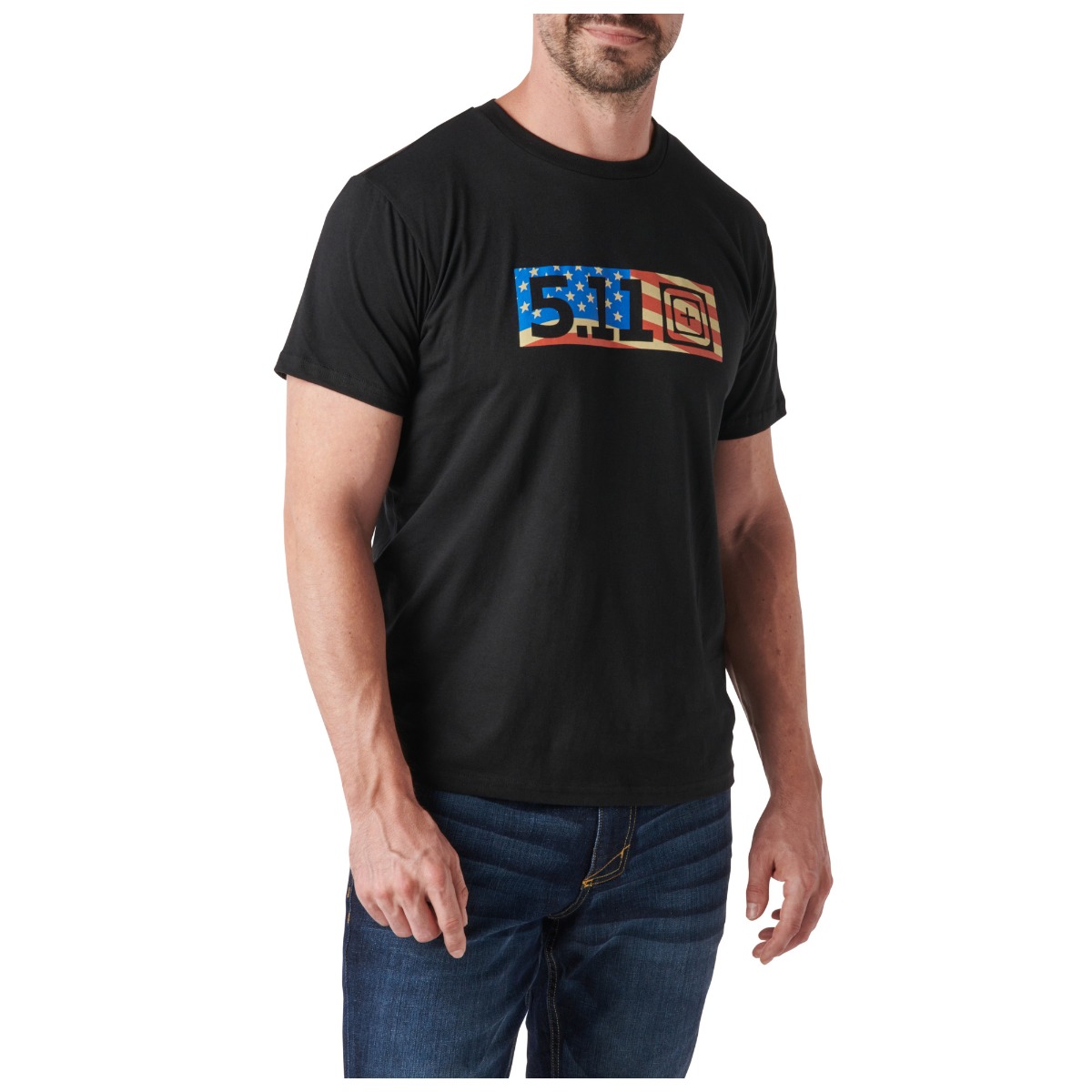 511 USA Flag Overlay Tee