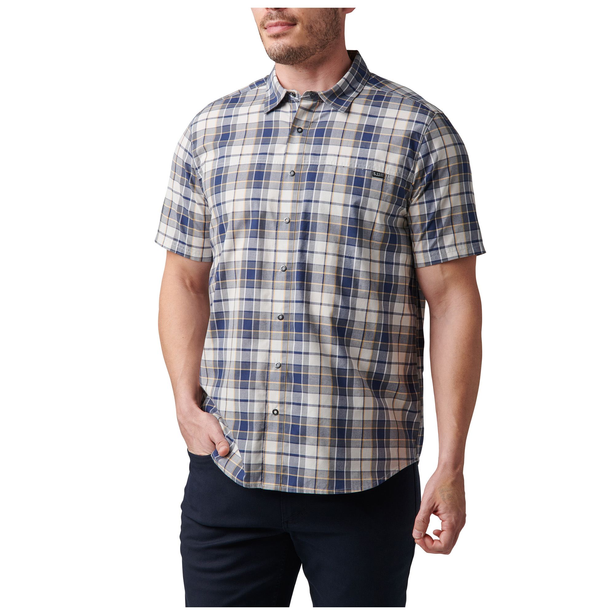 Wyatt Short Sleeve Plaid Shirt