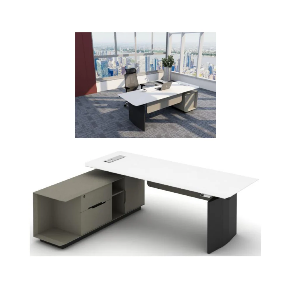 Sao Height Adjustable Executive Desk - TPFS-SDT24 UD L Series