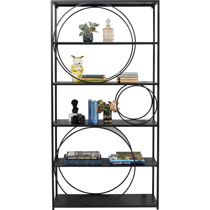 Shelf Circle Black 100x200cm