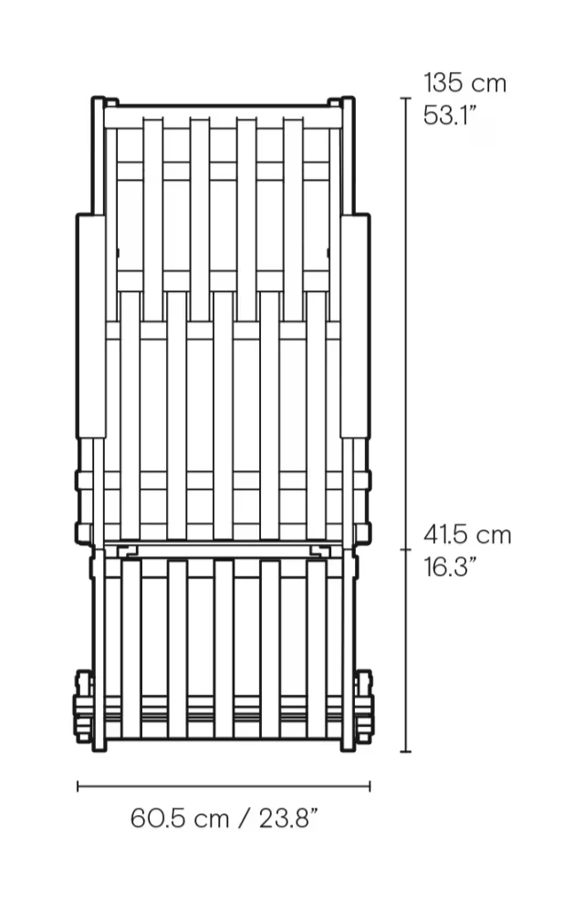BM5565 Deck Chair With Footrest & Cushion