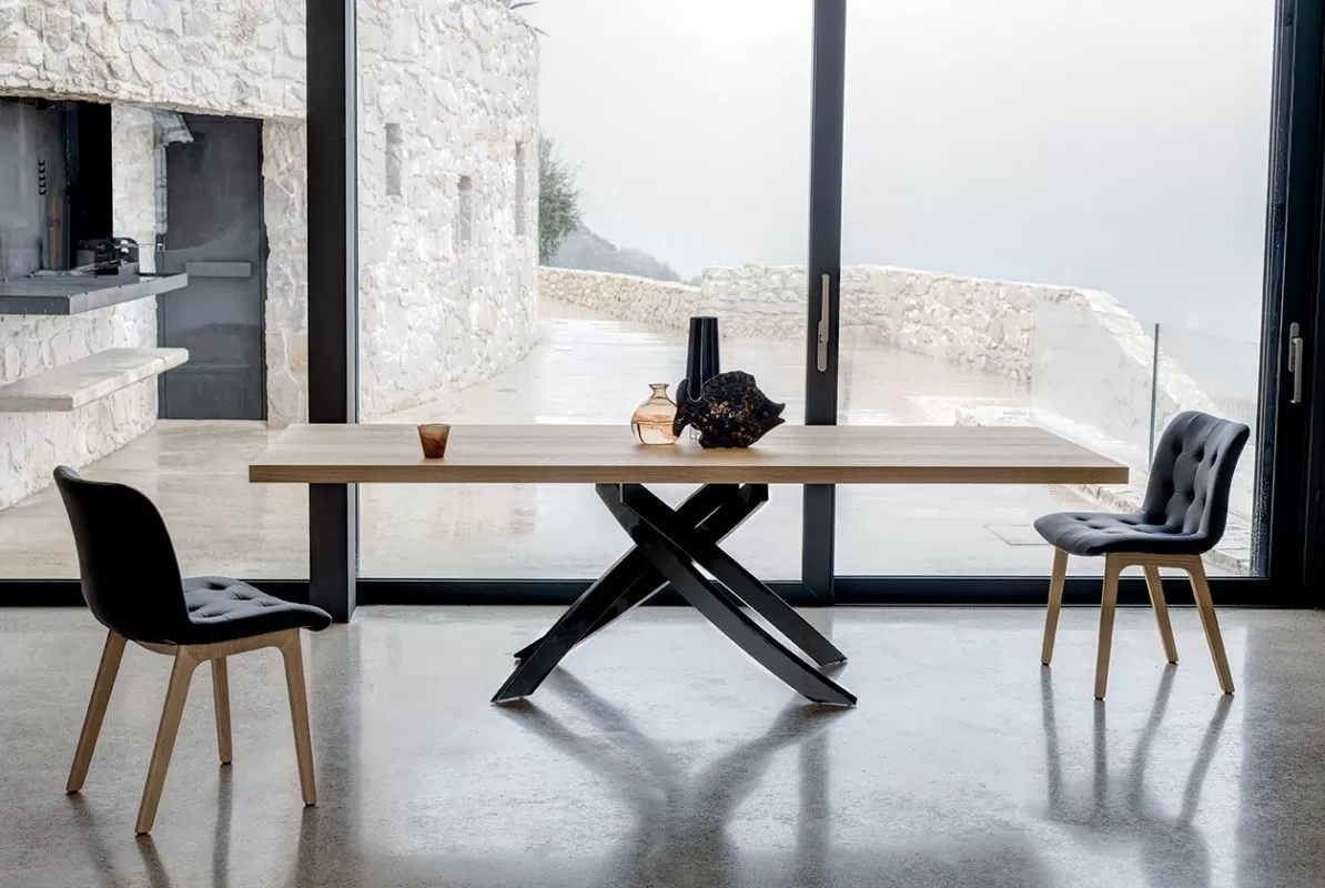 Artistico Rectangular Wood Table