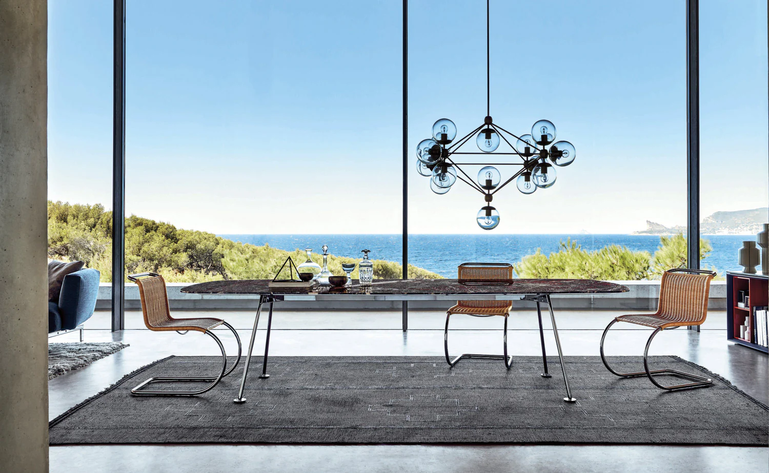 Piero Lissoni Grasshopper High Rectangular Table