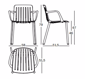 Plato Stacking Armchair