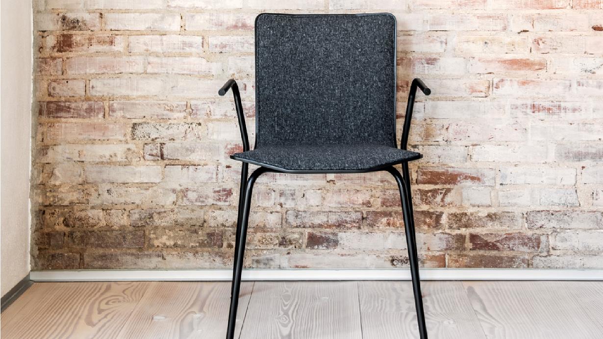 SM 802 Dining Armchair (Upholstered Shell)