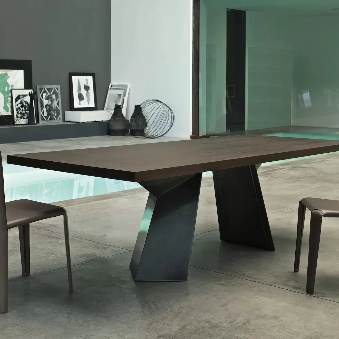 Fiandre Rectangular Wood Table