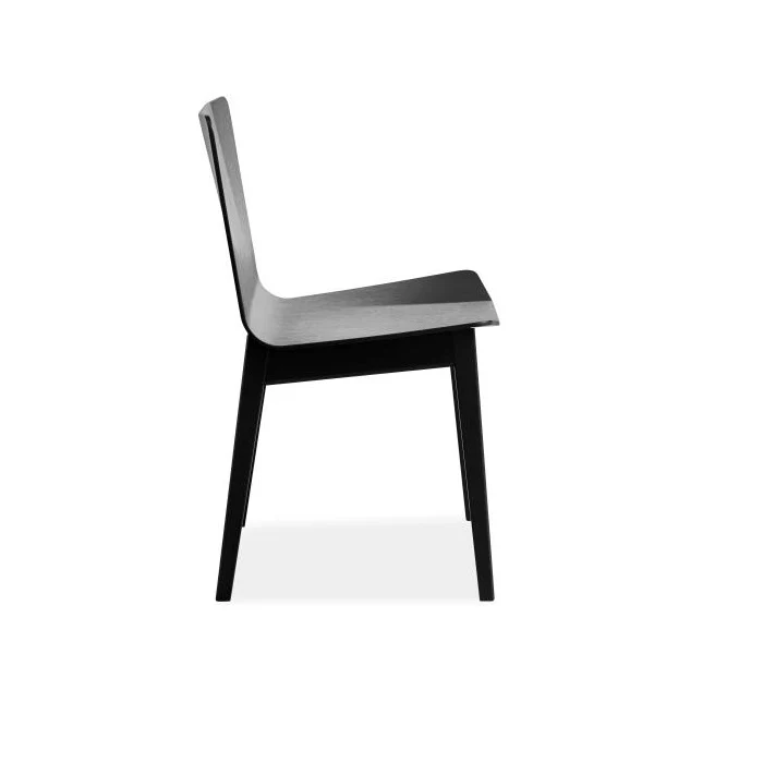 SM 807 Dining Chair Wooden Legs (Veneered Shell)