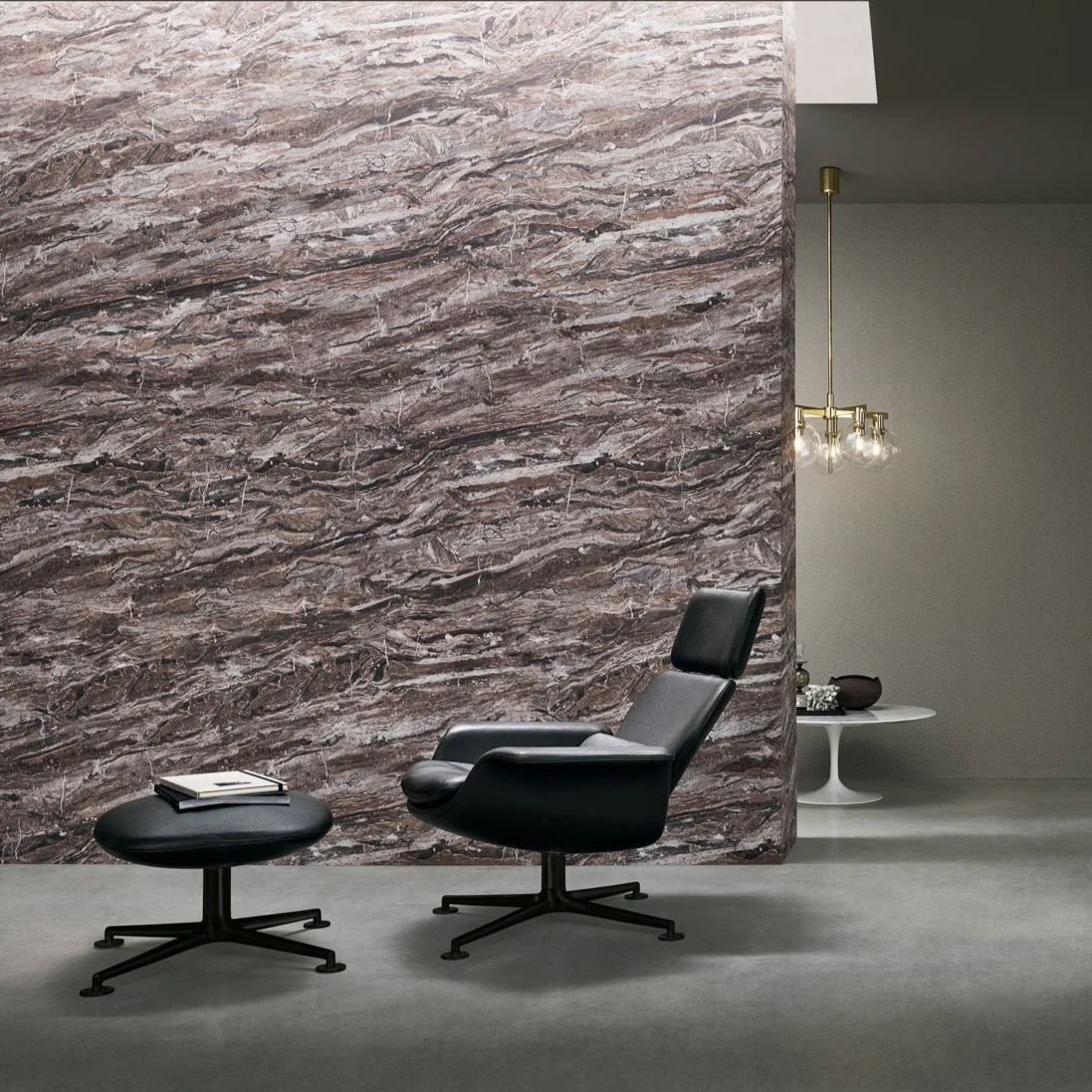 KN02 Swivel and Reclining High Back Chair