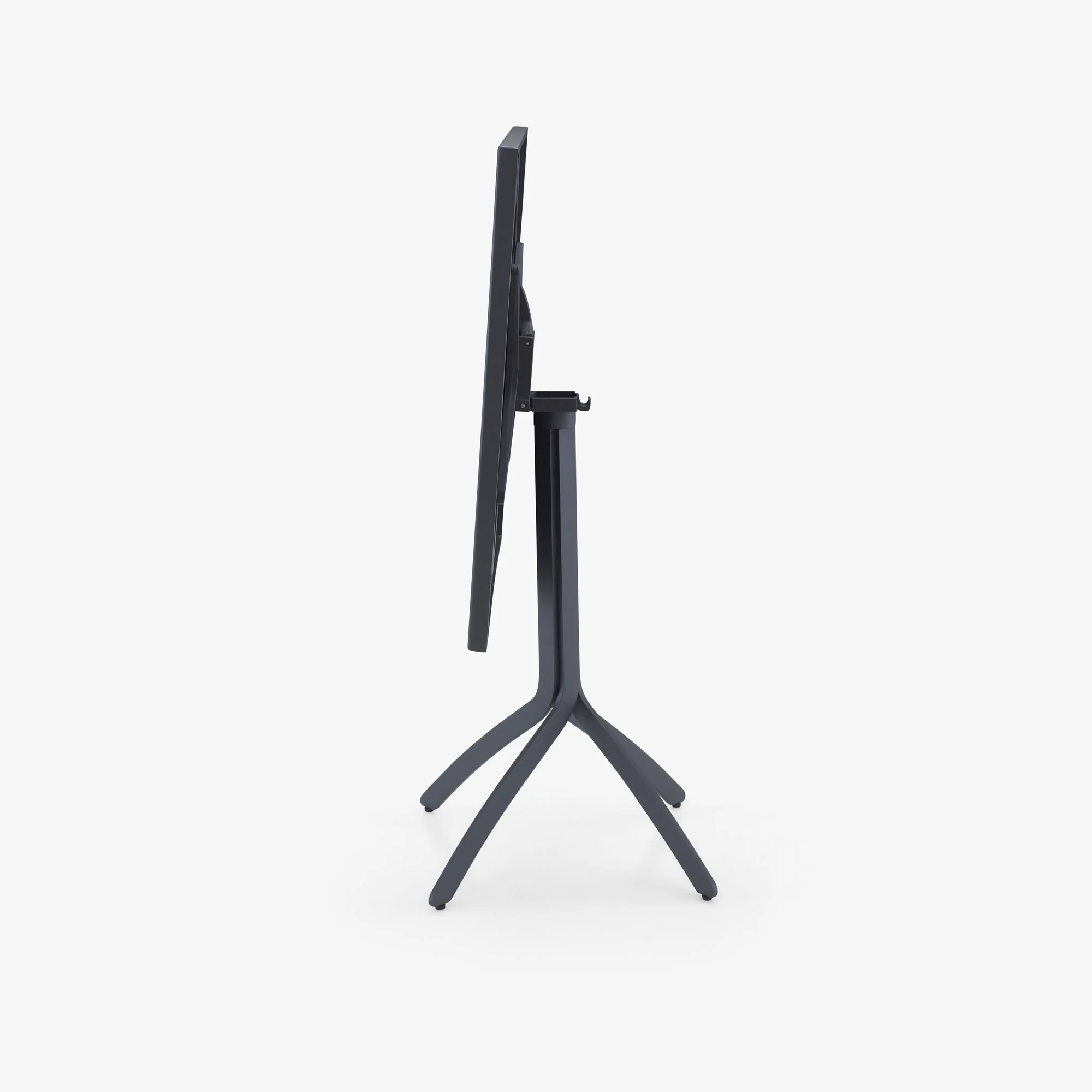 Noomi Dining Table With Pivoting Top Charbon Lacquered