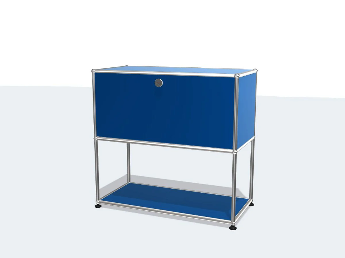 Haller Sideboard Lower Structure and One Drop-Down Door