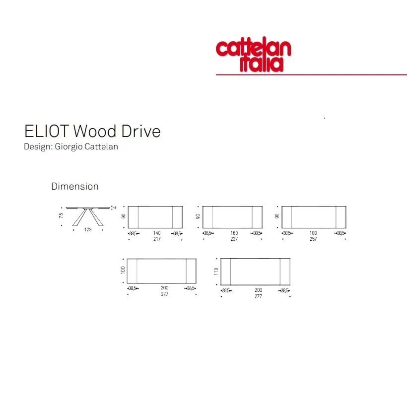 ELIOT Wood Drive Table