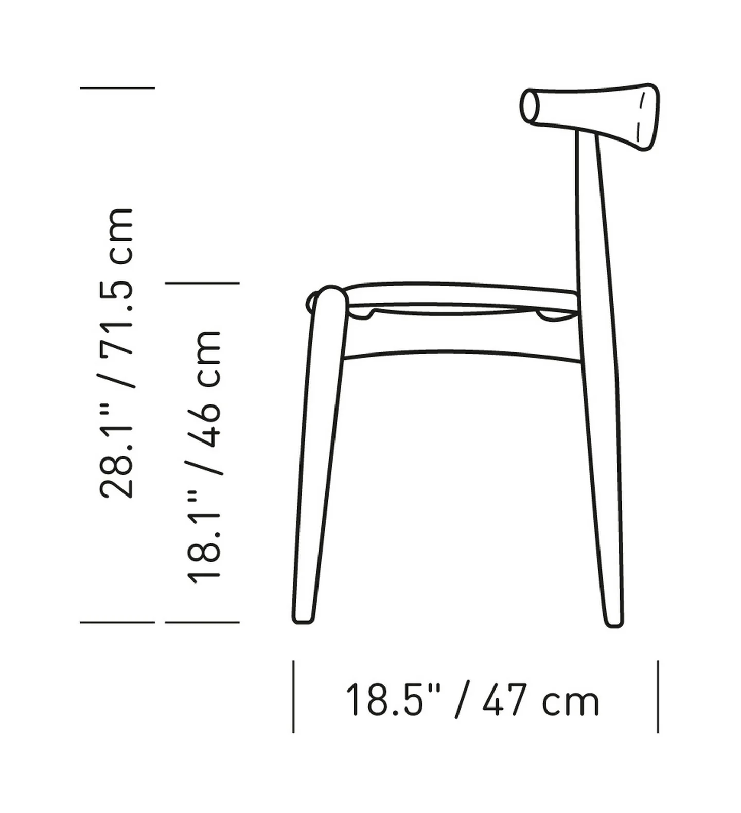 CH20 Elbow Chair