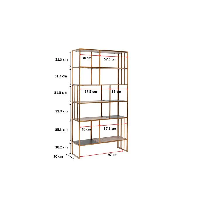 Shelf Cesaro 90x170cm