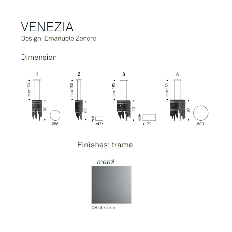 VENEZIA Suspension Lamp