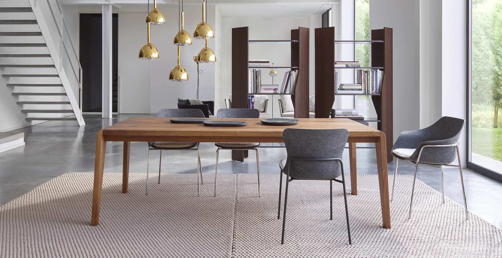 Ettoriano Chair Anthracite Metal Base