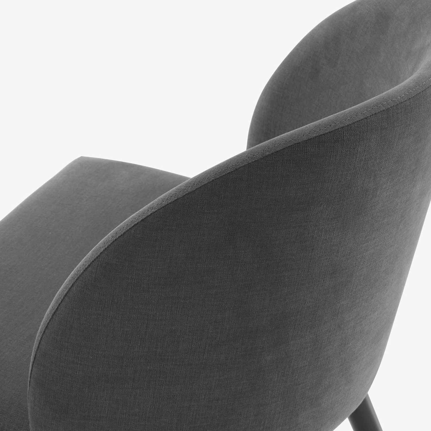 Giuliana Chair Fabric-Anthracite