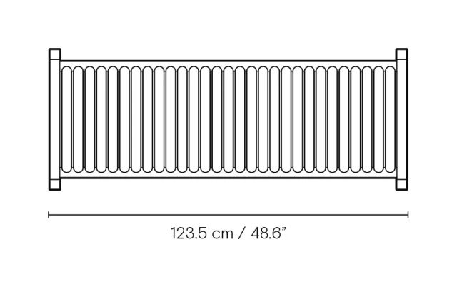 AH912 Outdoor Table Bench