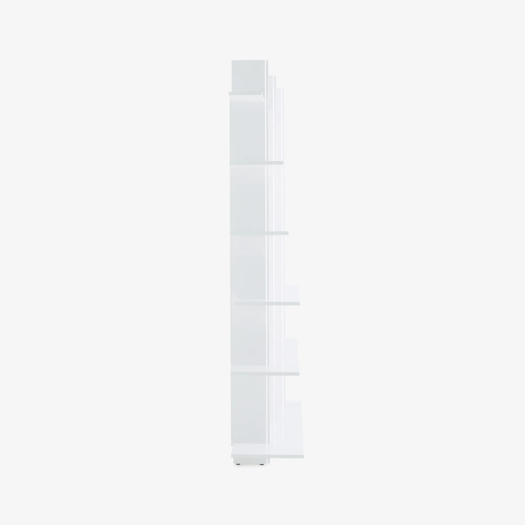 Alliteration Single Shelving Unit White Lacquer