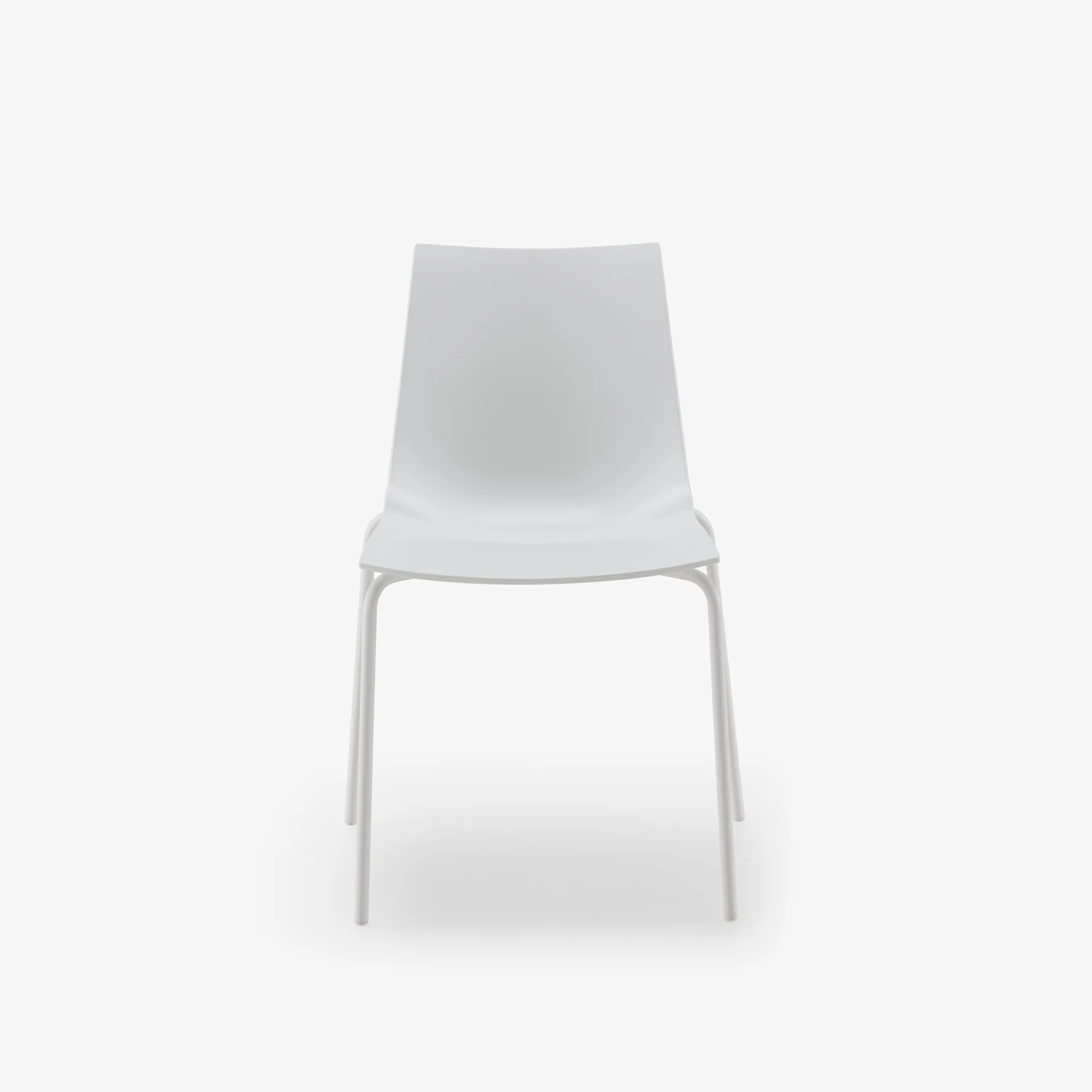 Paola Set Of 2 Chairs White White Lacquered Base