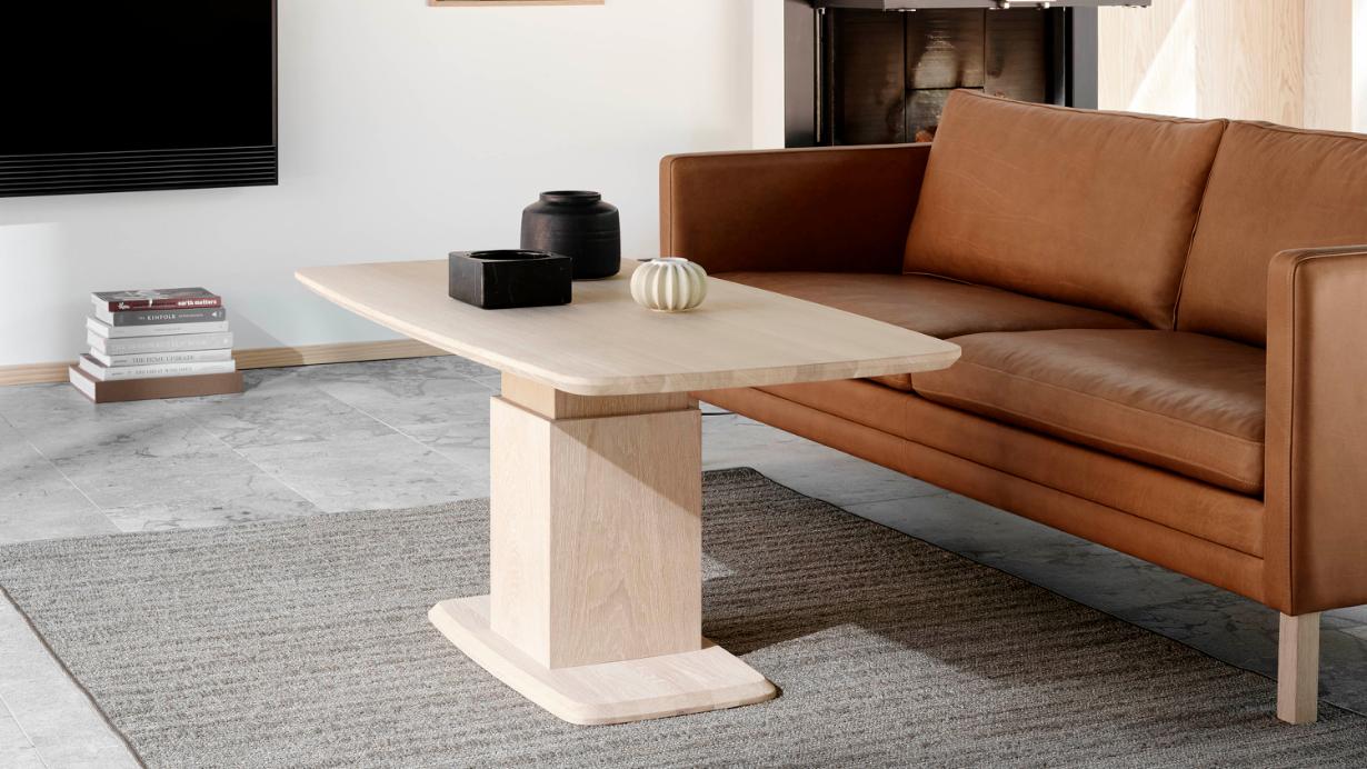 SM 244 Rectangular Top Coffee Table